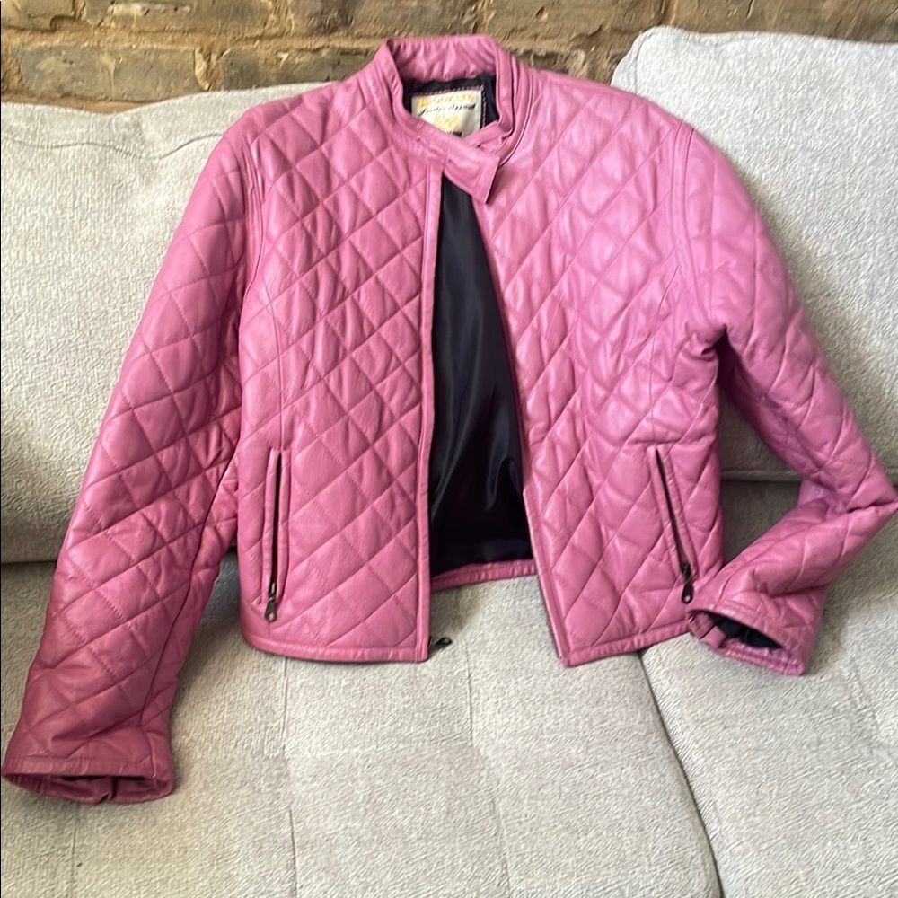 Women's Quilted Pink Jacket